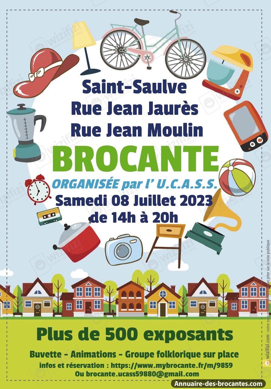Affiche de Brocante à Saint-Saulve