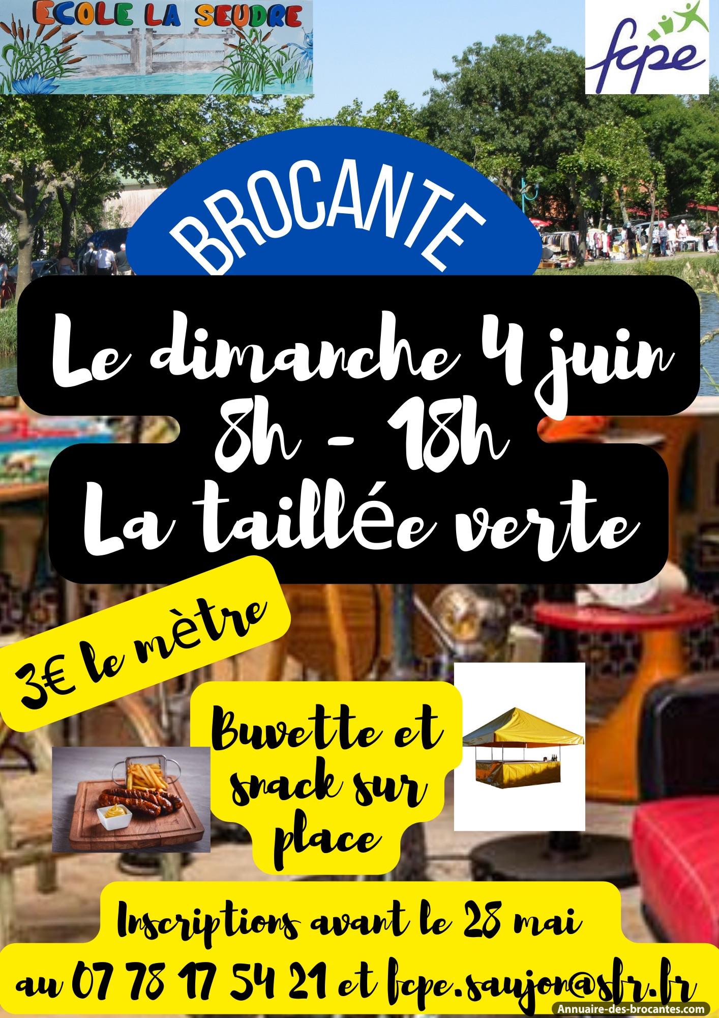 Affiche de Brocante à Saujon