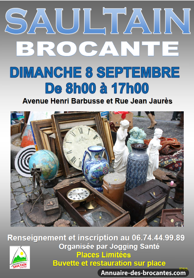 Affiche de Brocante à Saultain