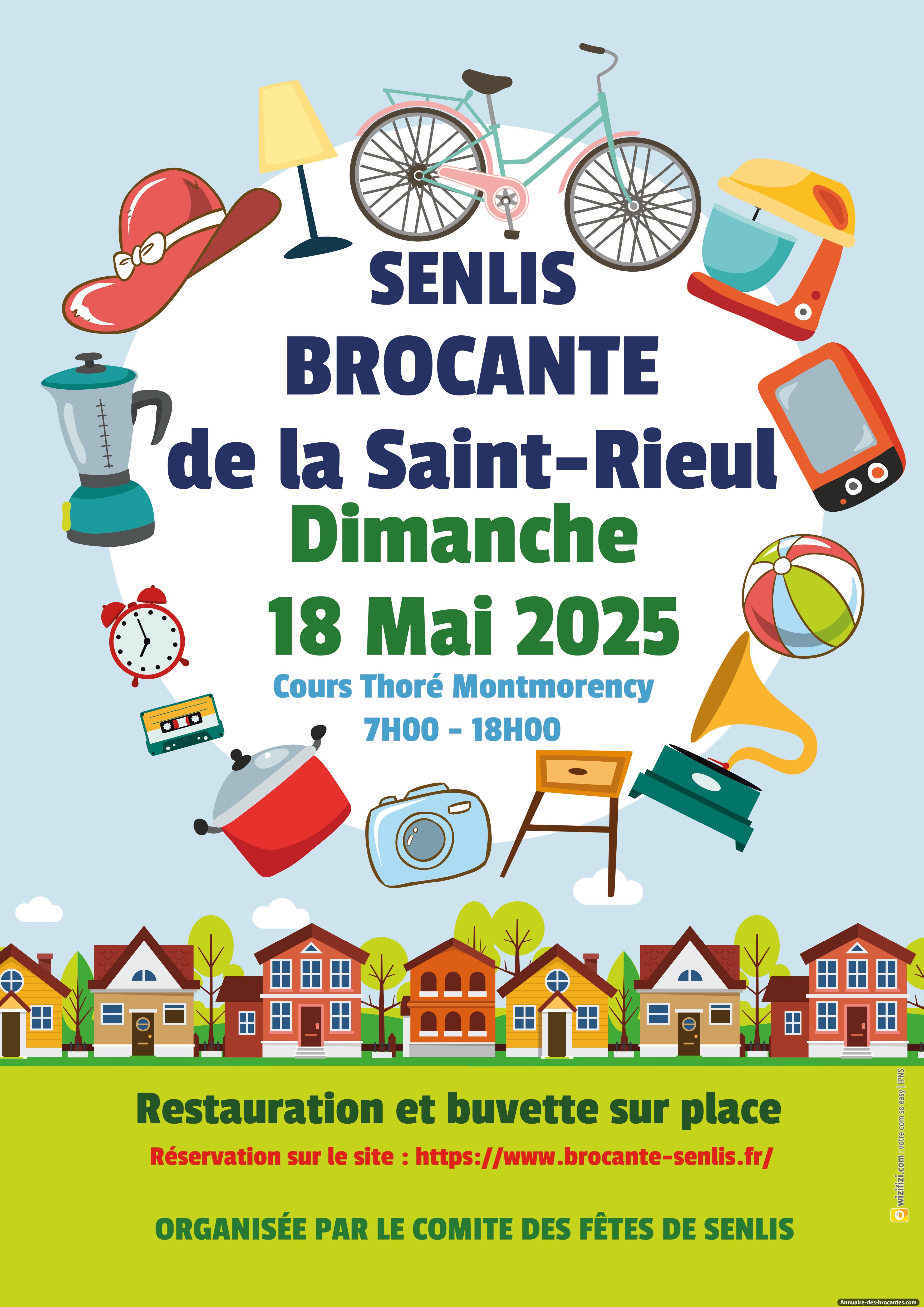 Affiche de Brocante à Senlis