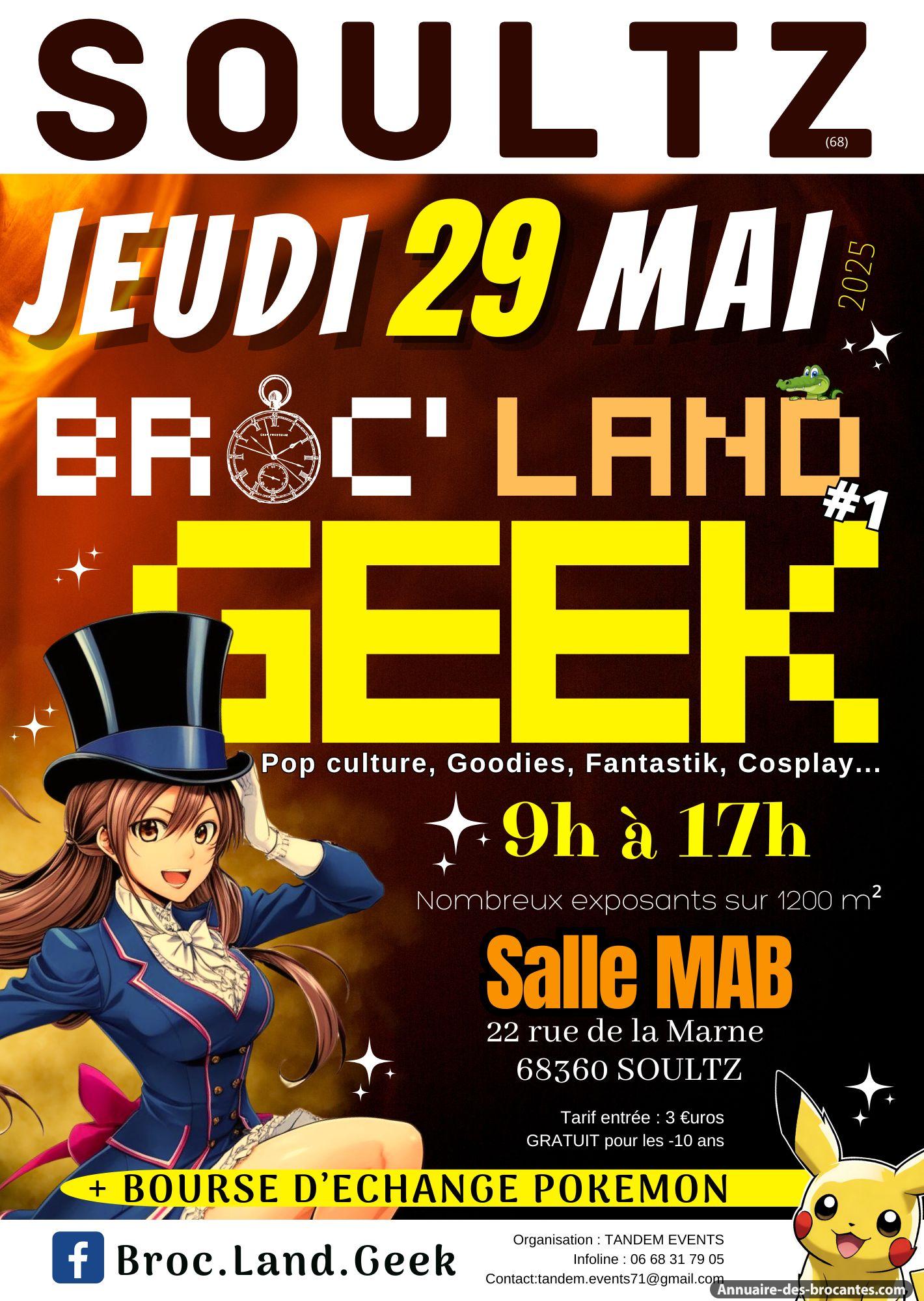 Affiche de Brocante à Soultz-Haut-Rhin