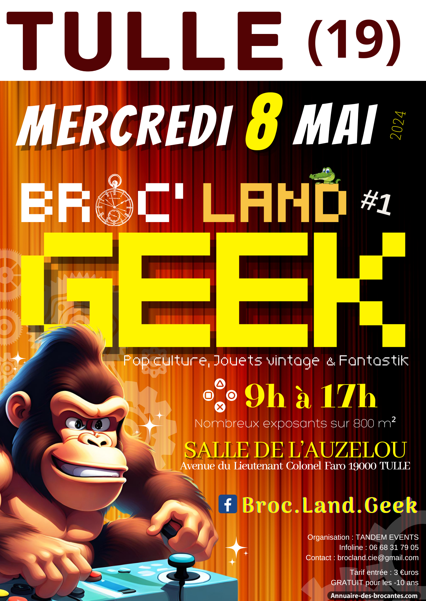 Affiche de Brocante à Tulle