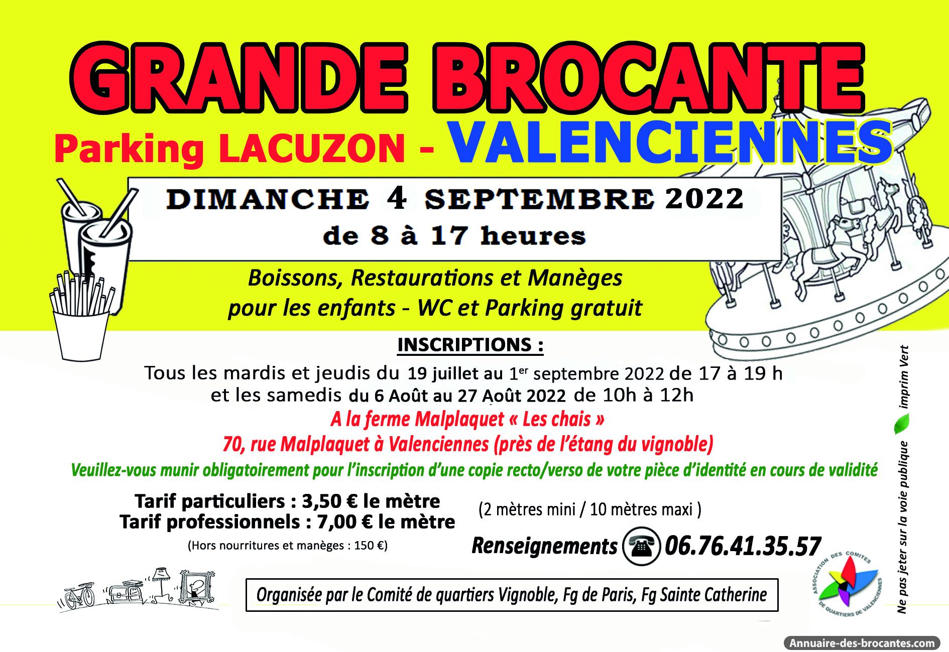 Affiche de Brocante à Valenciennes