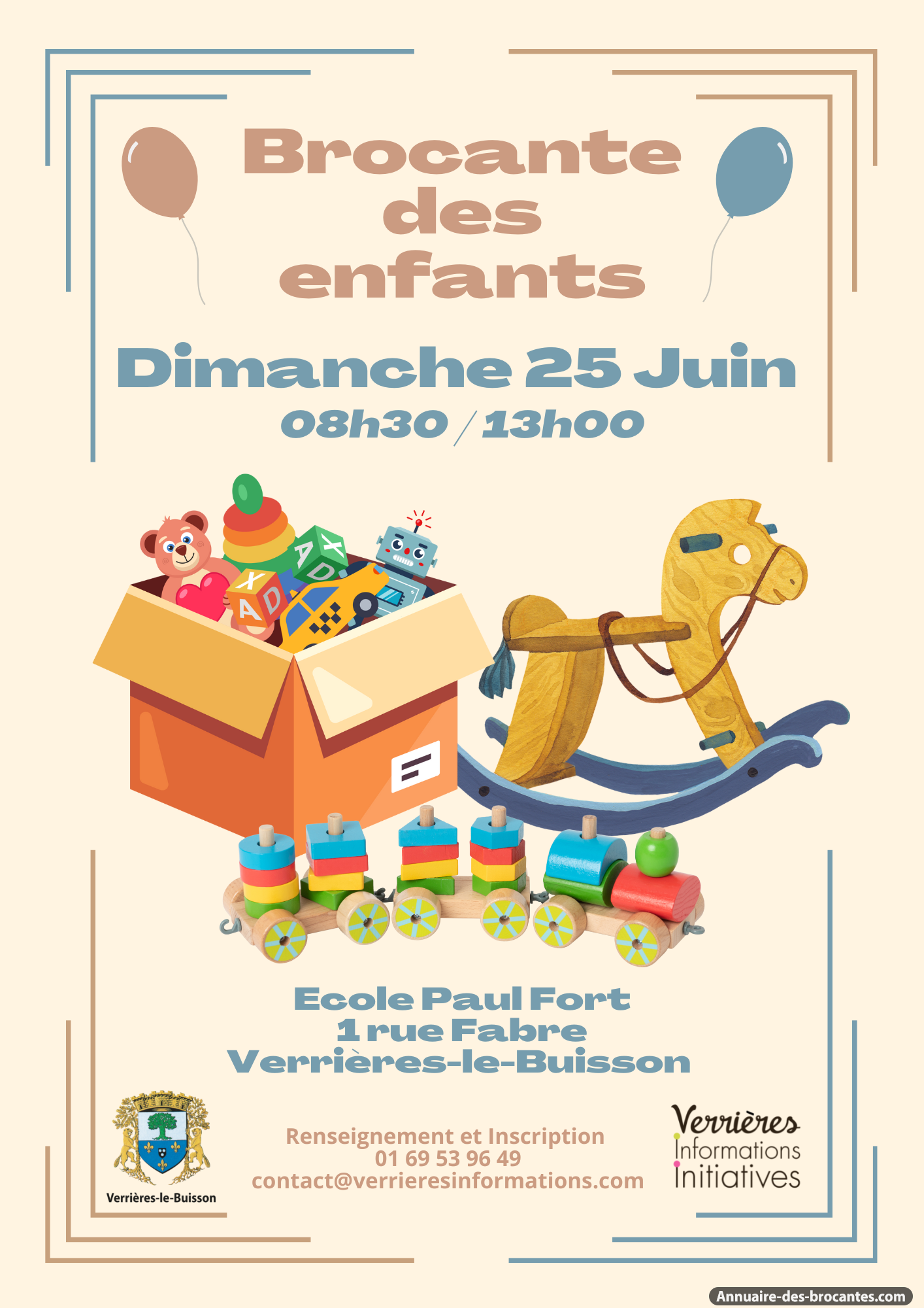 Affiche de Brocante à Verrières-le-Buisson