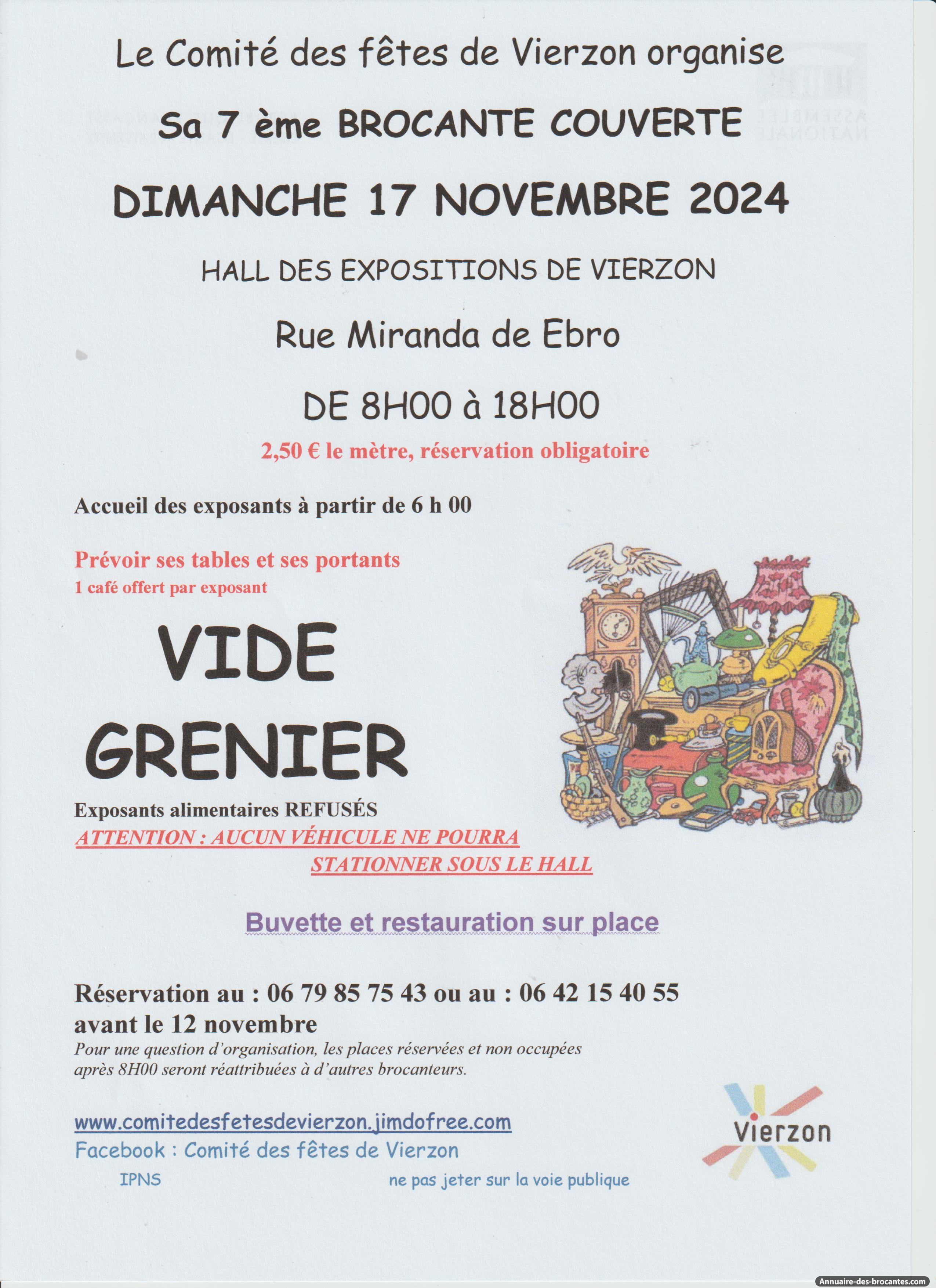 Affiche de Brocante à Vierzon