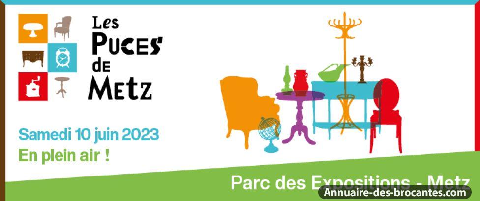 Affiche de Marché aux puces à Metz