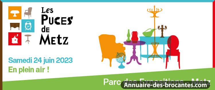 Affiche de Marché aux puces à Metz