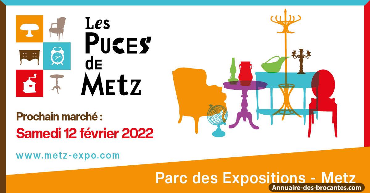 Affiche de Marché aux puces à Metz