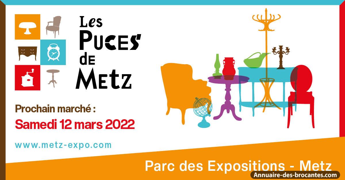 Affiche de Marché aux puces à Metz