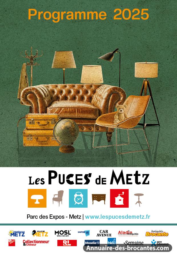 Affiche de Marché aux puces à Metz