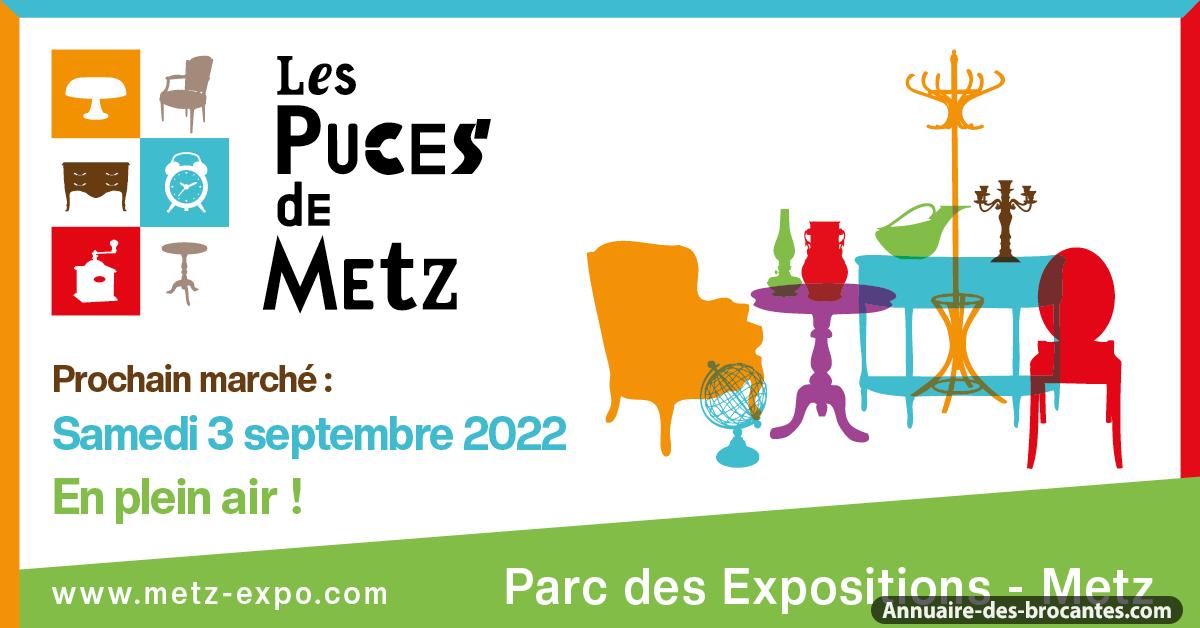Affiche de Marché aux puces à Metz