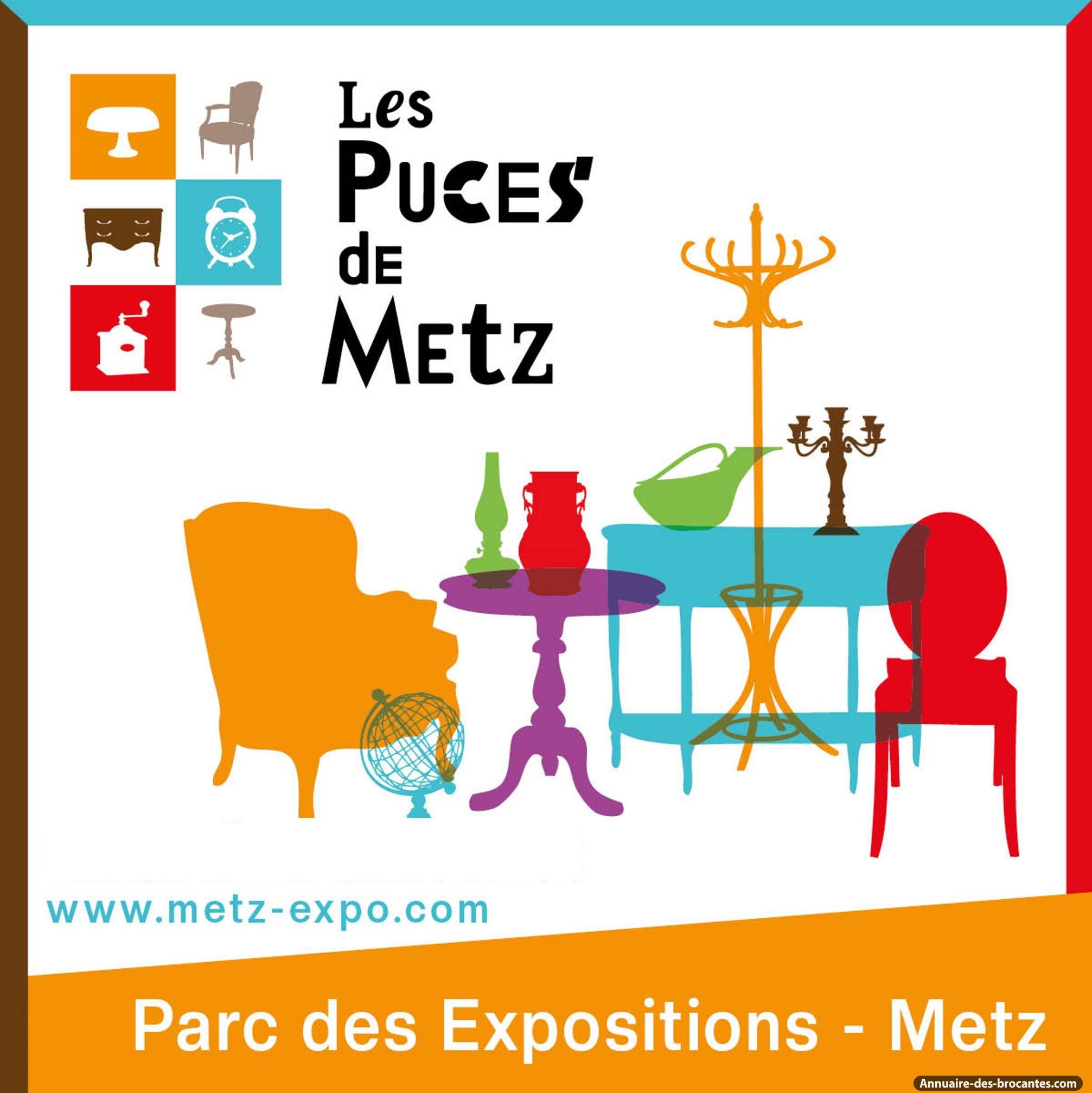 Affiche de Marché aux puces à Metz