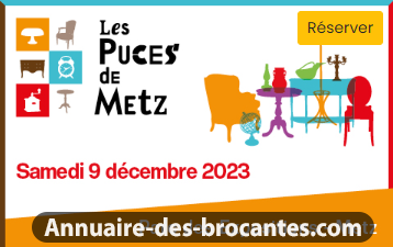 Affiche de Marché aux puces à Metz
