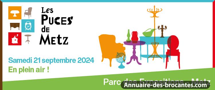 Affiche de Marché aux puces à Metz