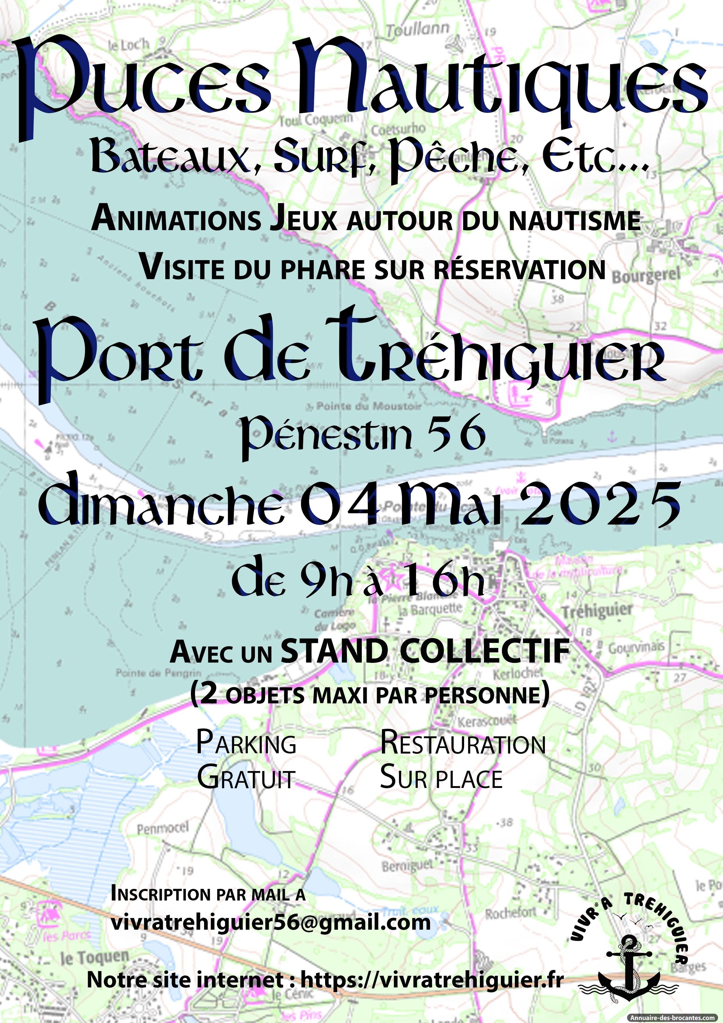 Affiche de Marché aux puces à Pénestin