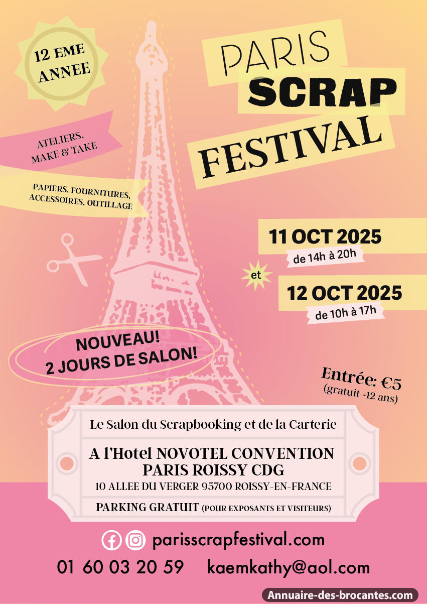 Affiche de Marché aux puces à Roissy-en-France