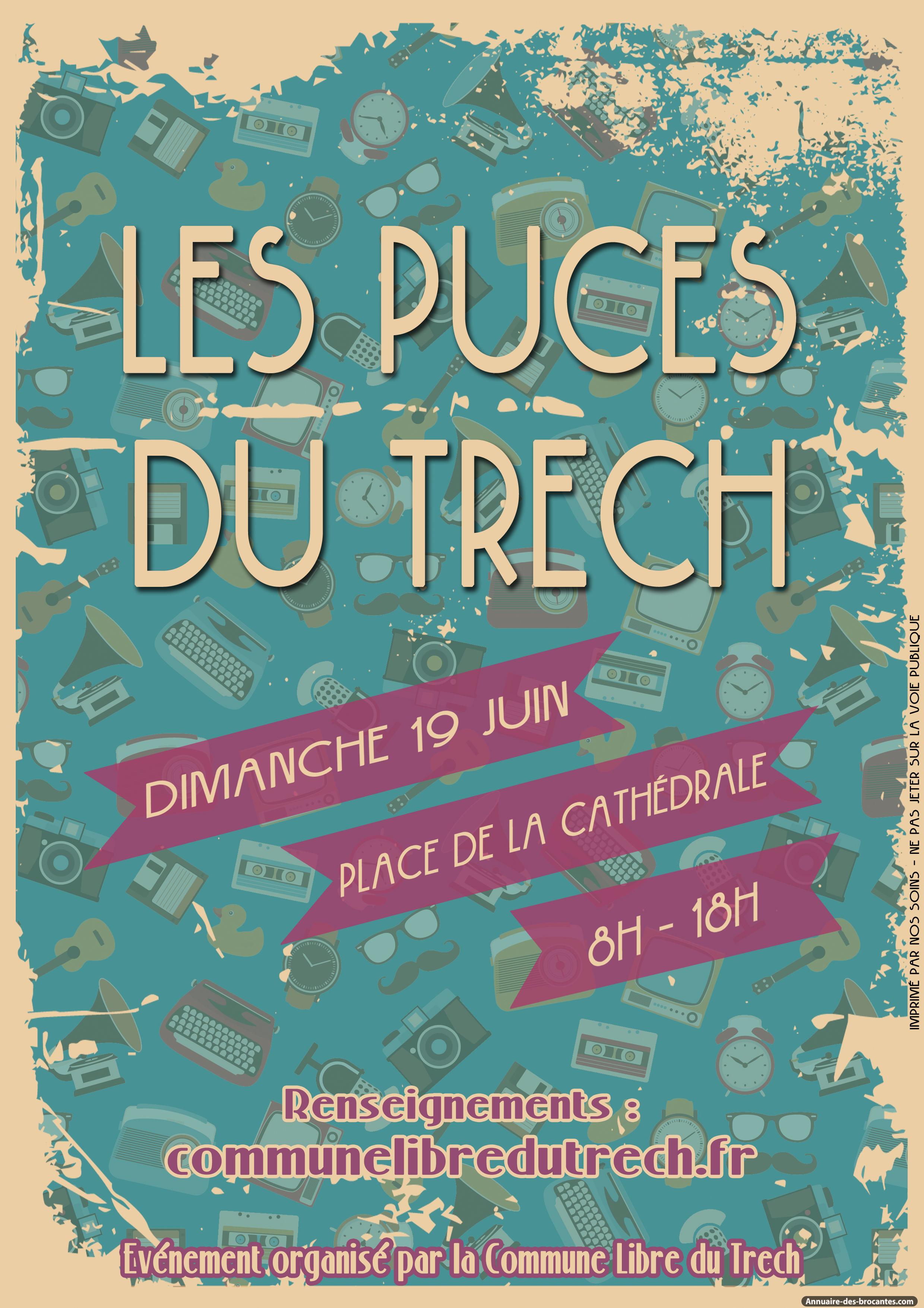 Affiche de Marché aux puces à Tulle