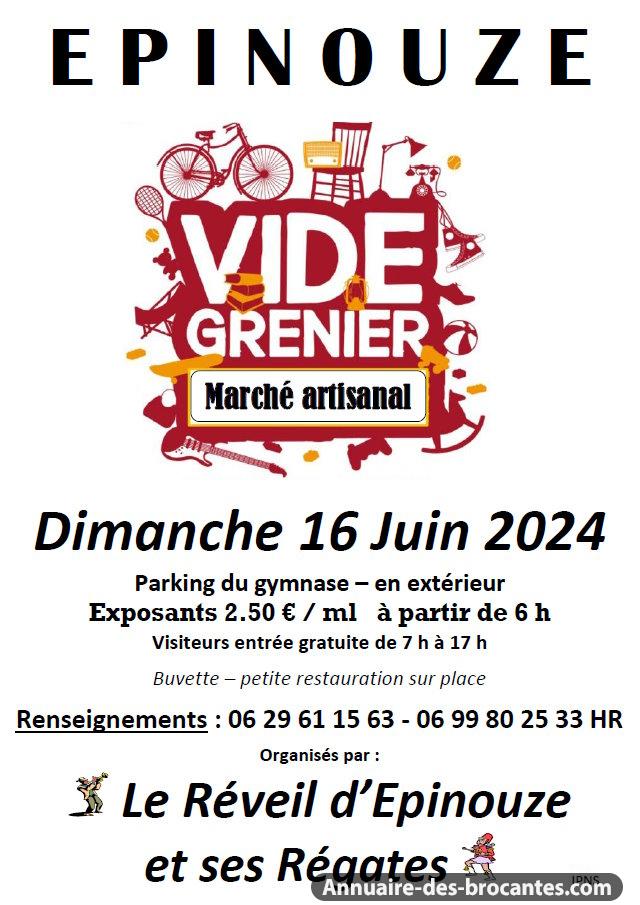 Affiche de Vide-greniers à Épinouze