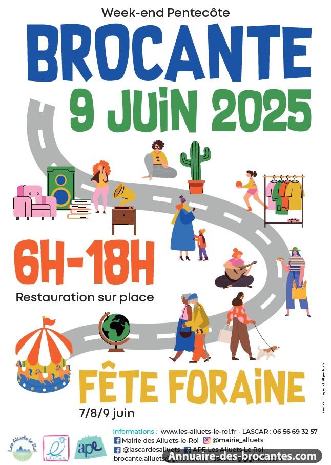 Affiche de Vide-greniers à Alluets-le-Roi