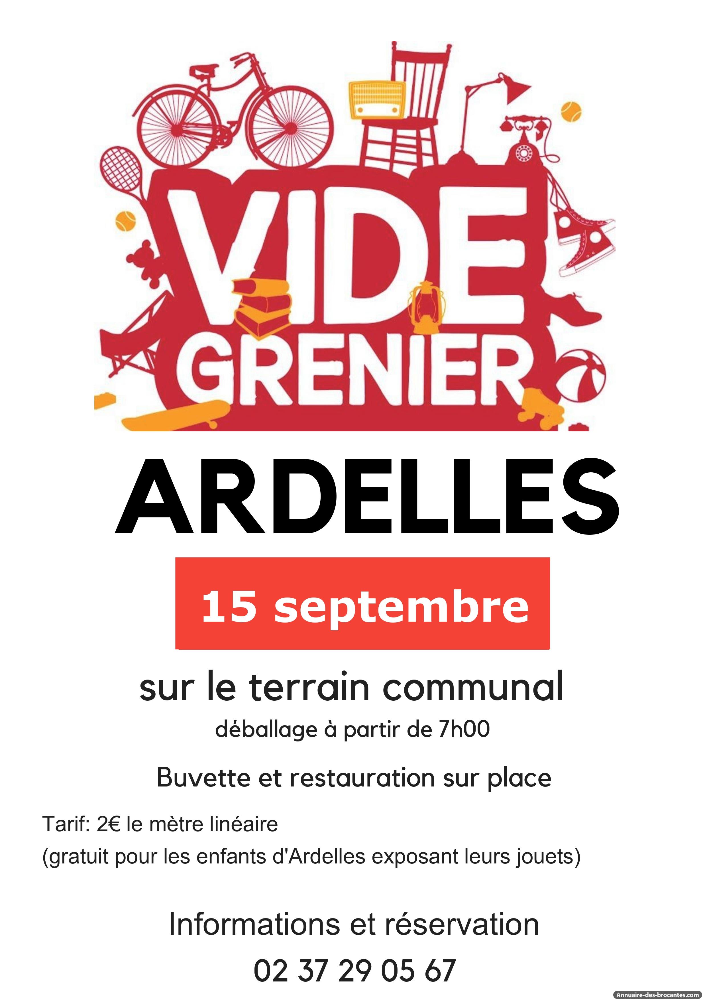 Affiche de Vide-greniers à Ardelles
