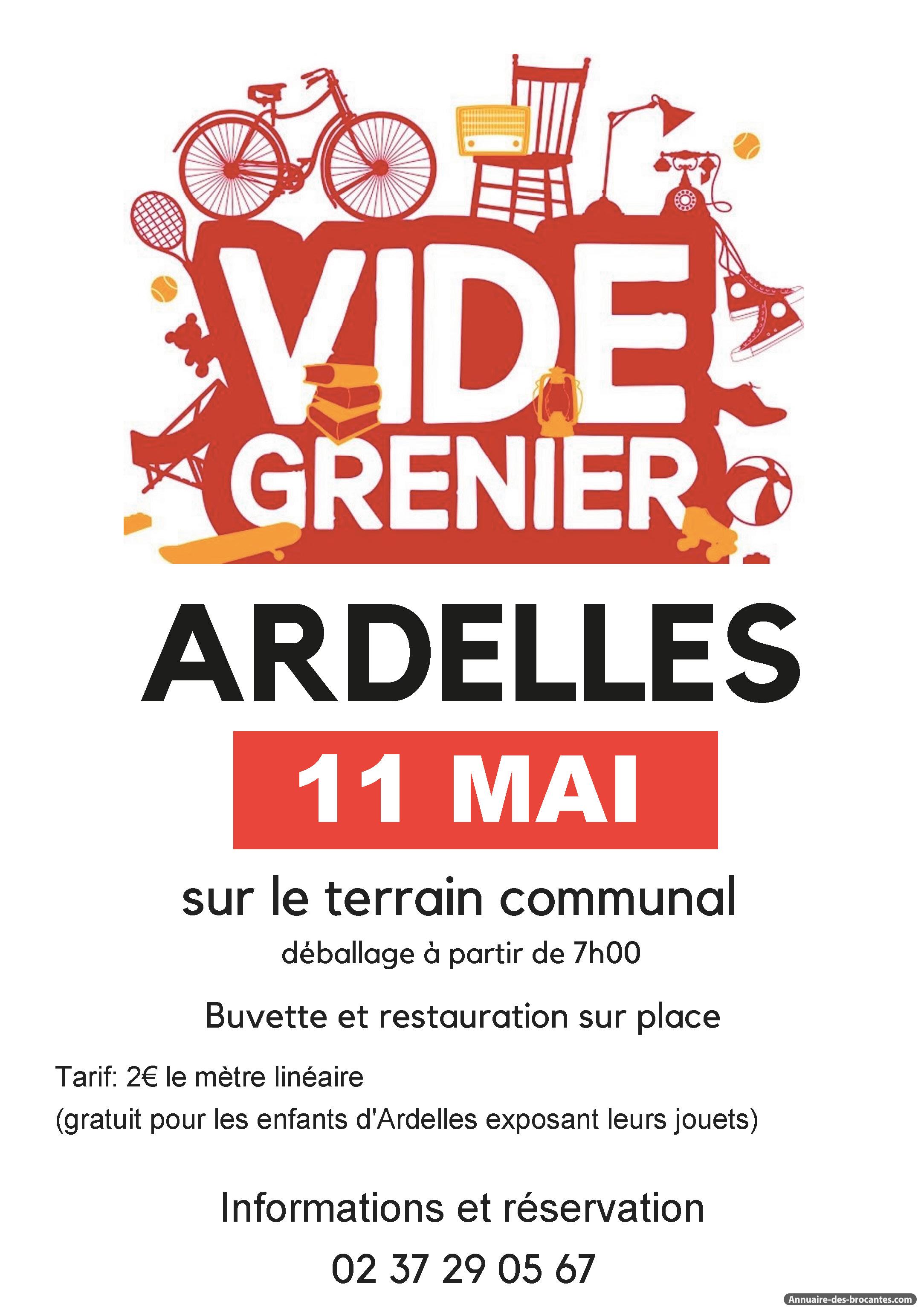 Affiche de Vide-greniers à Ardelles