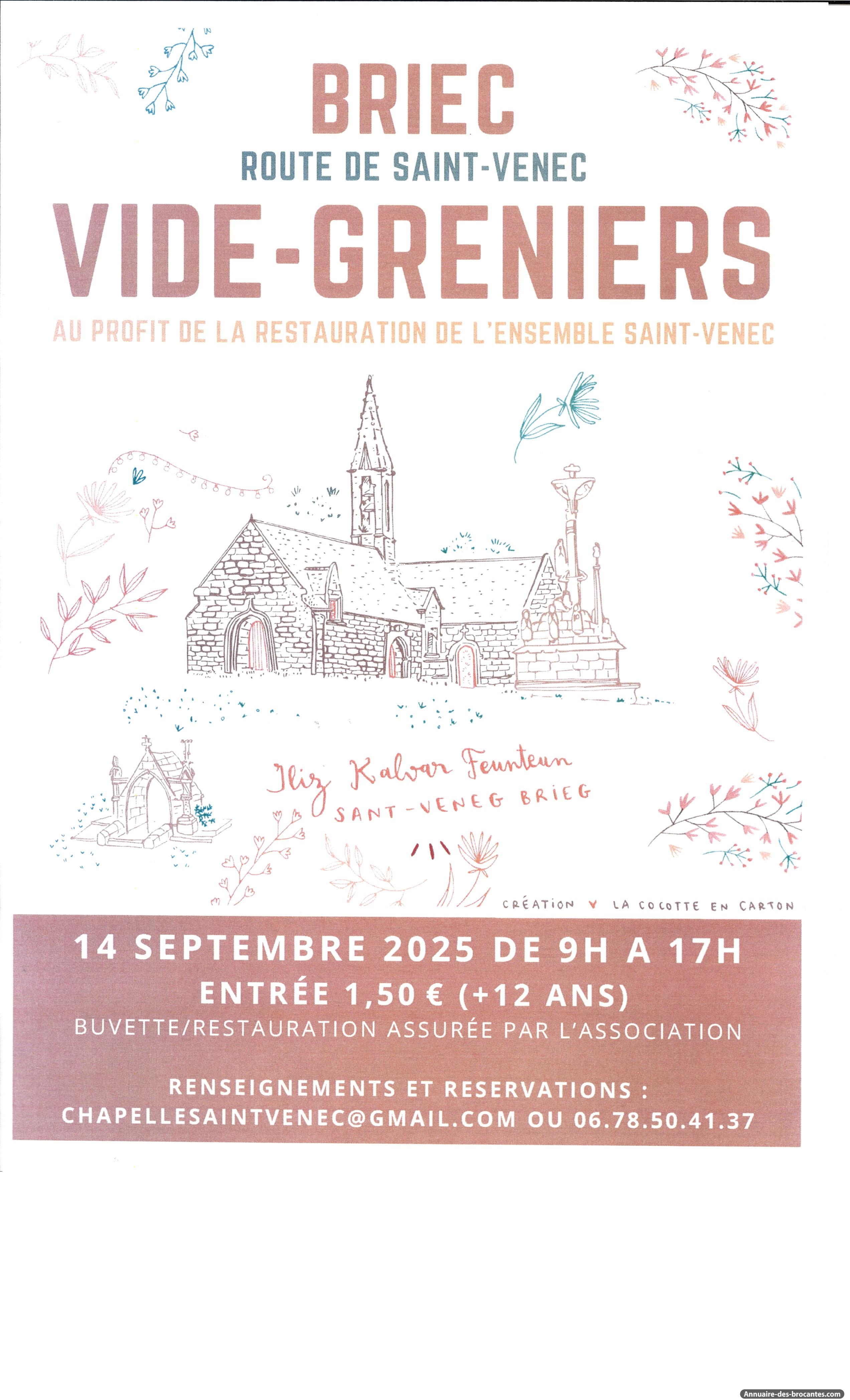 Affiche de Vide-greniers à Briec