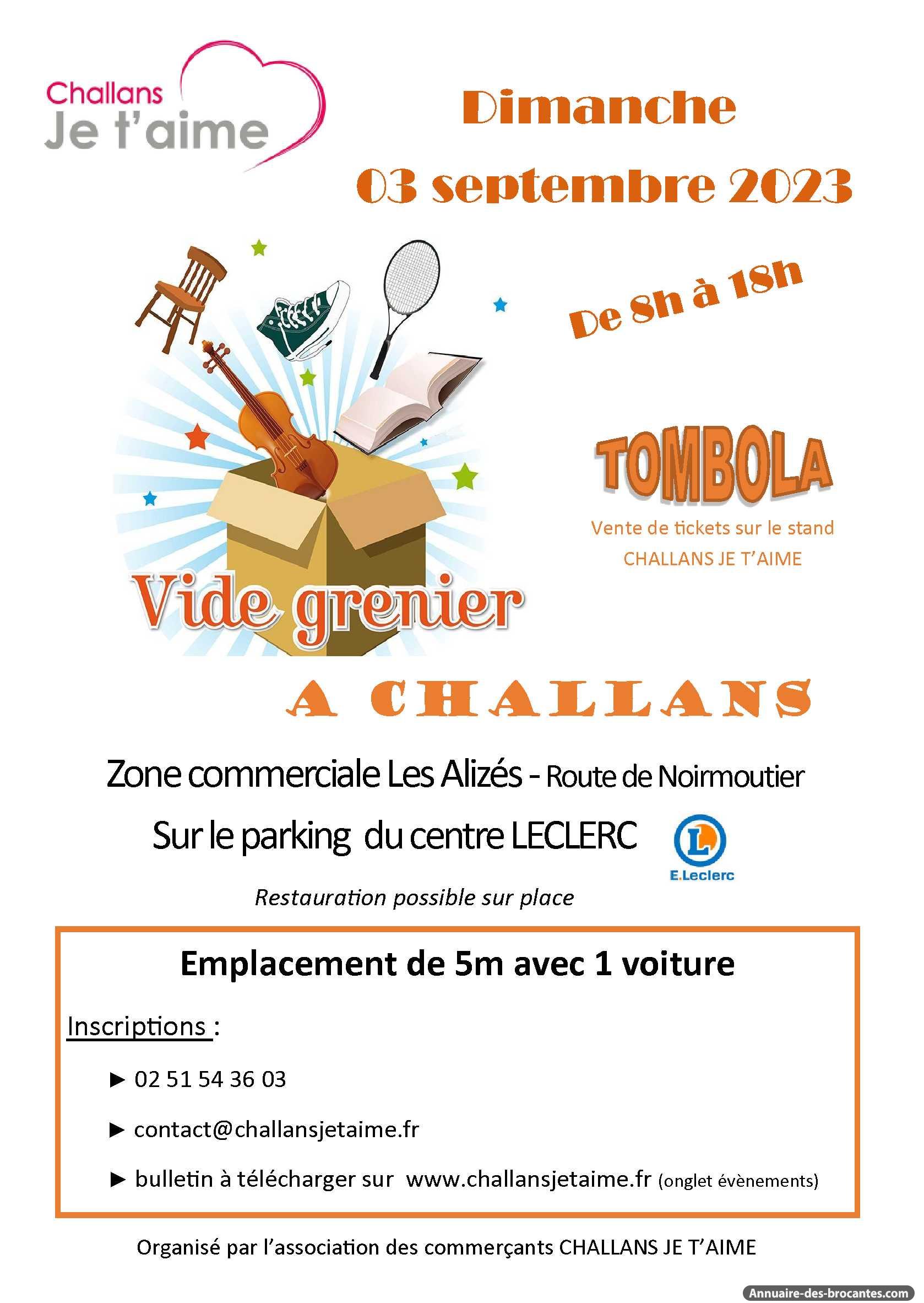 Affiche de Vide-greniers à Challans