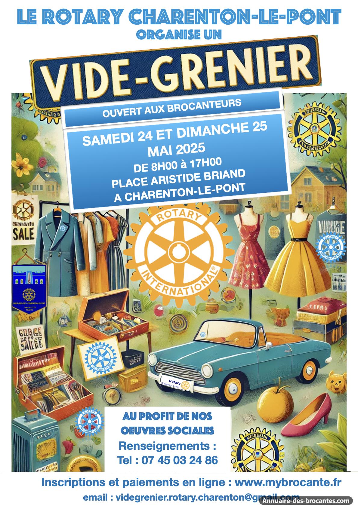 Affiche de Vide-greniers à Charenton-le-Pont