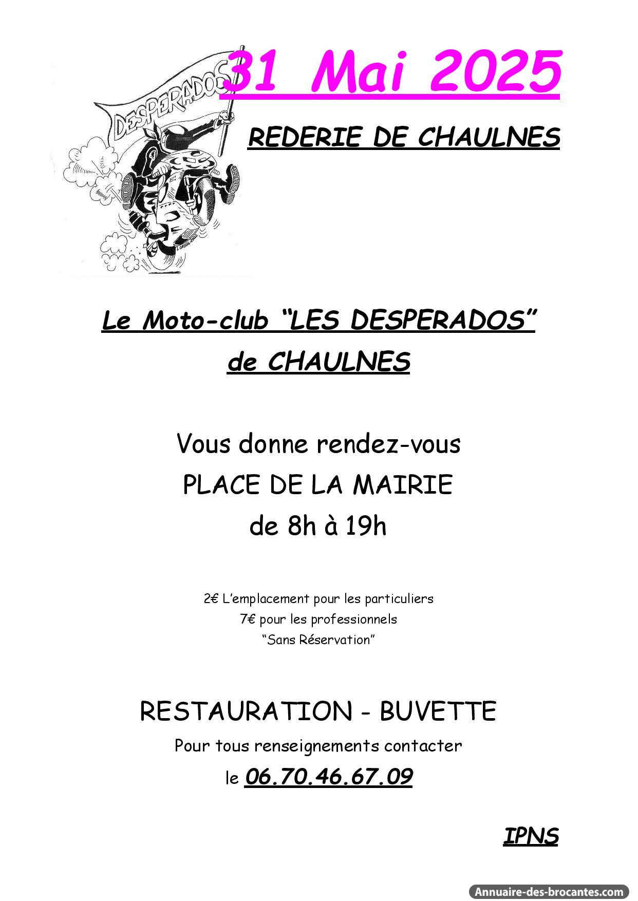 Affiche de Vide-greniers à Chaulnes