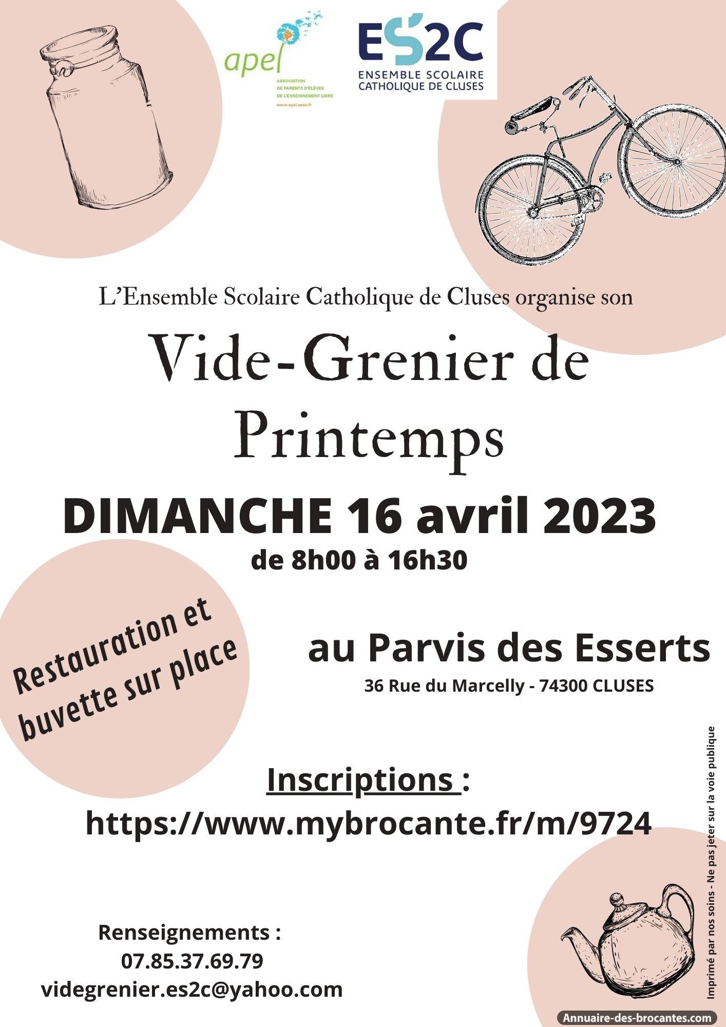 Affiche de Vide-greniers à Cluses