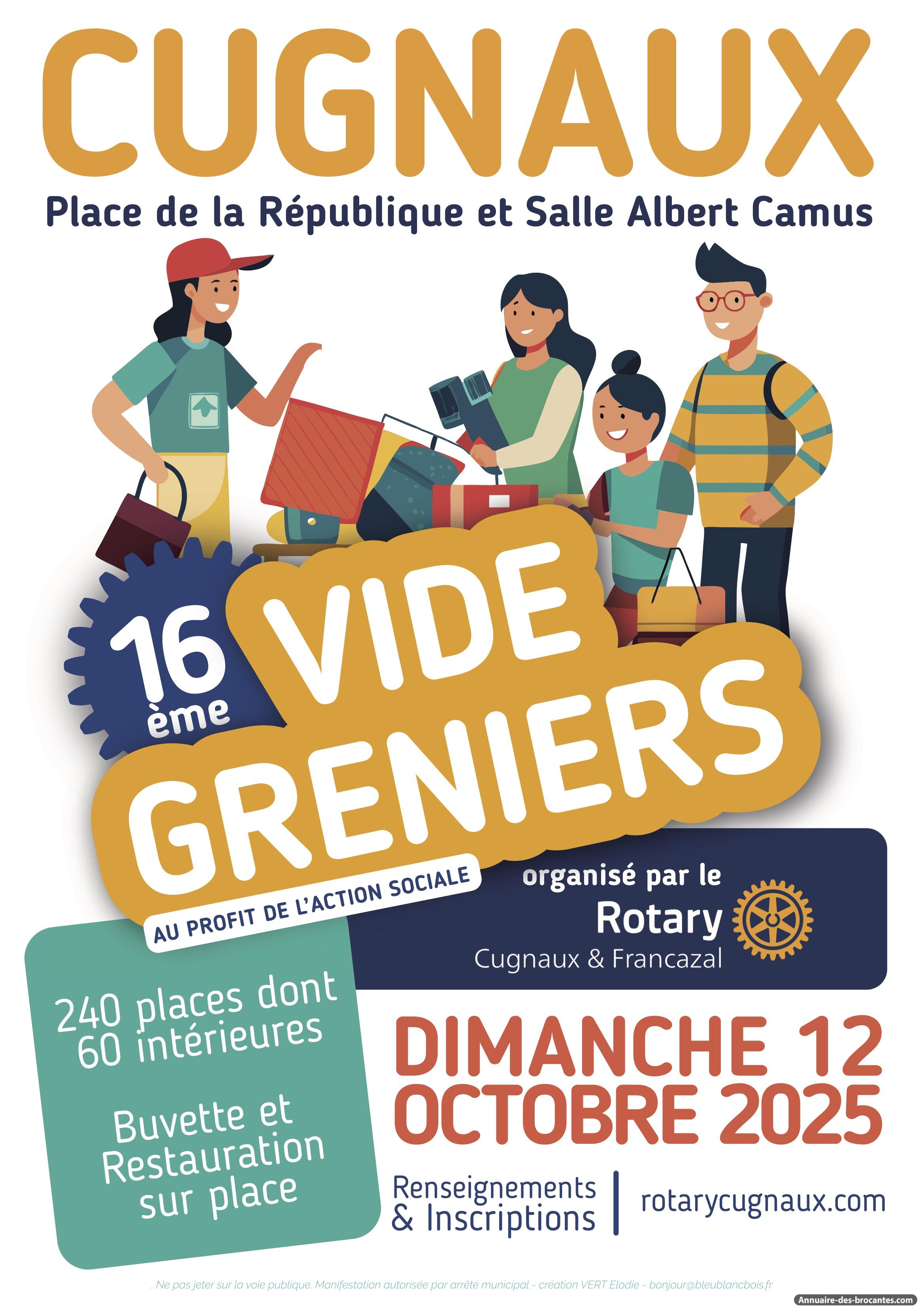 Affiche de Vide-greniers à Cugnaux