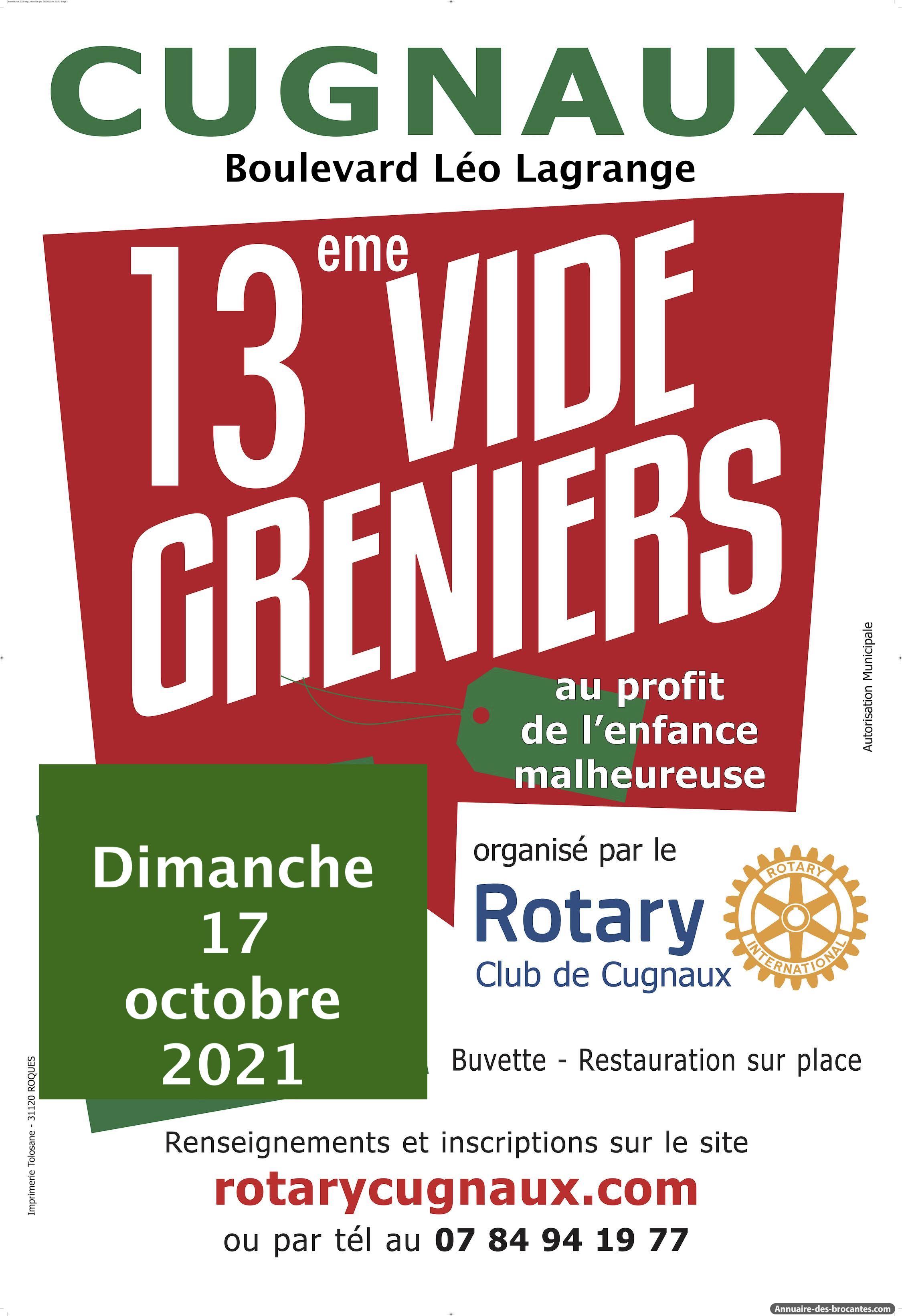 Affiche de Vide-greniers à Cugnaux