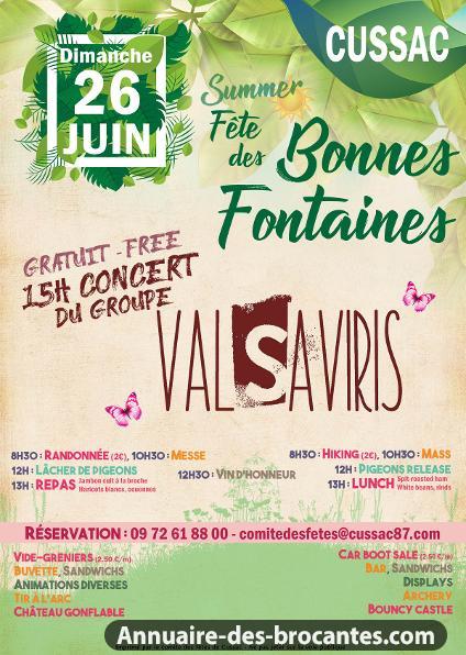 Affiche de Vide-greniers à Cussac