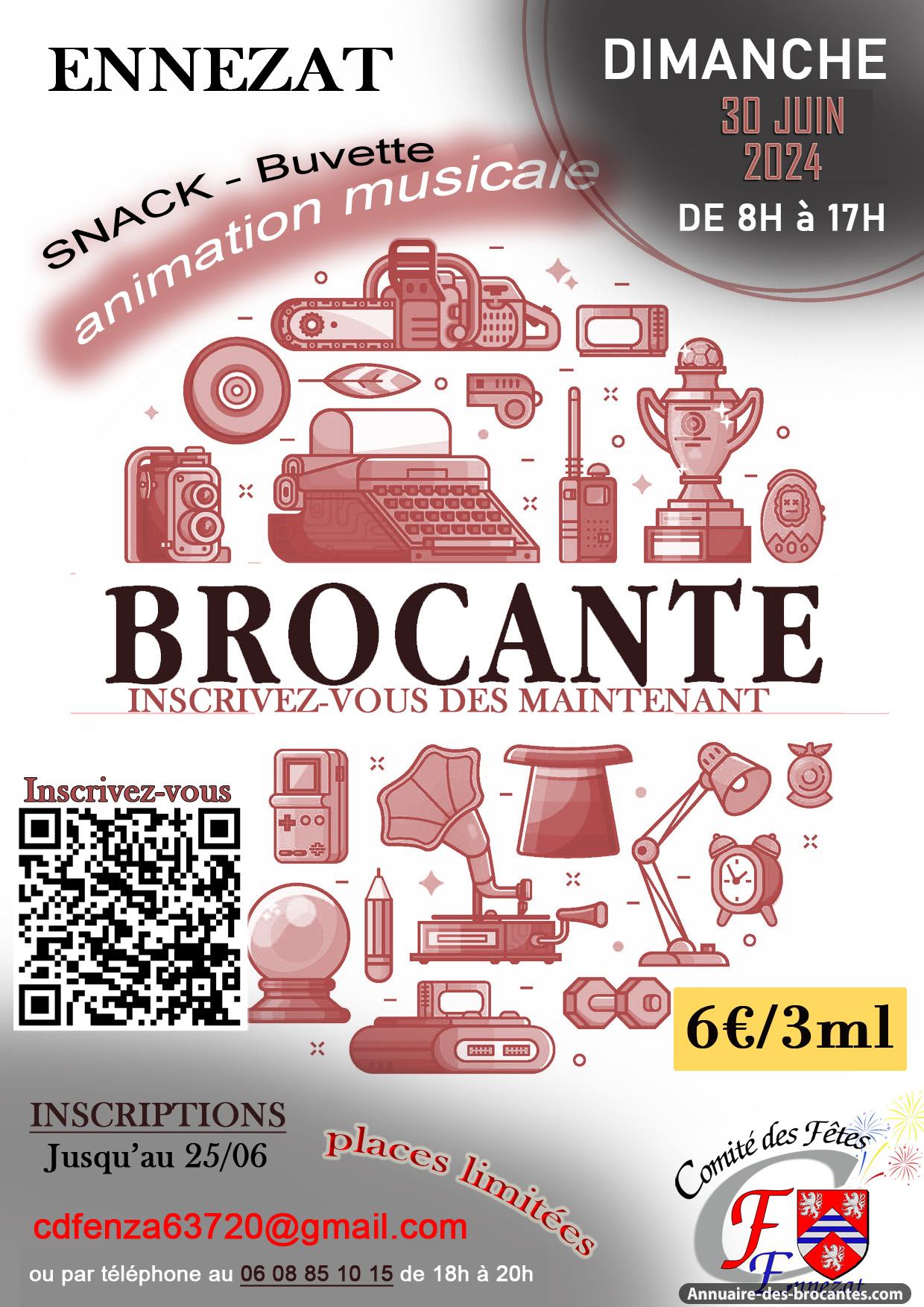 Affiche de Vide-greniers à Ennezat
