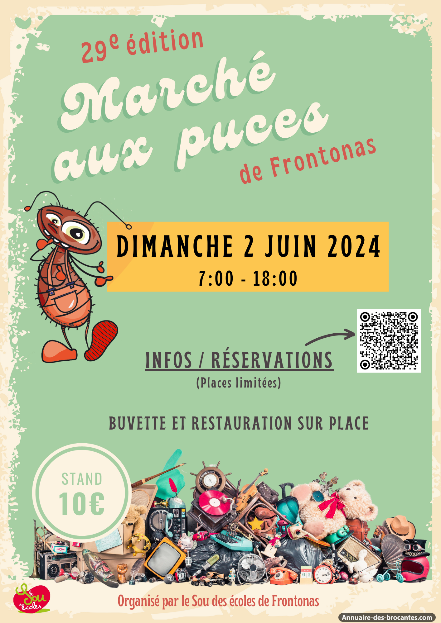 Affiche de Vide-greniers à Frontonas