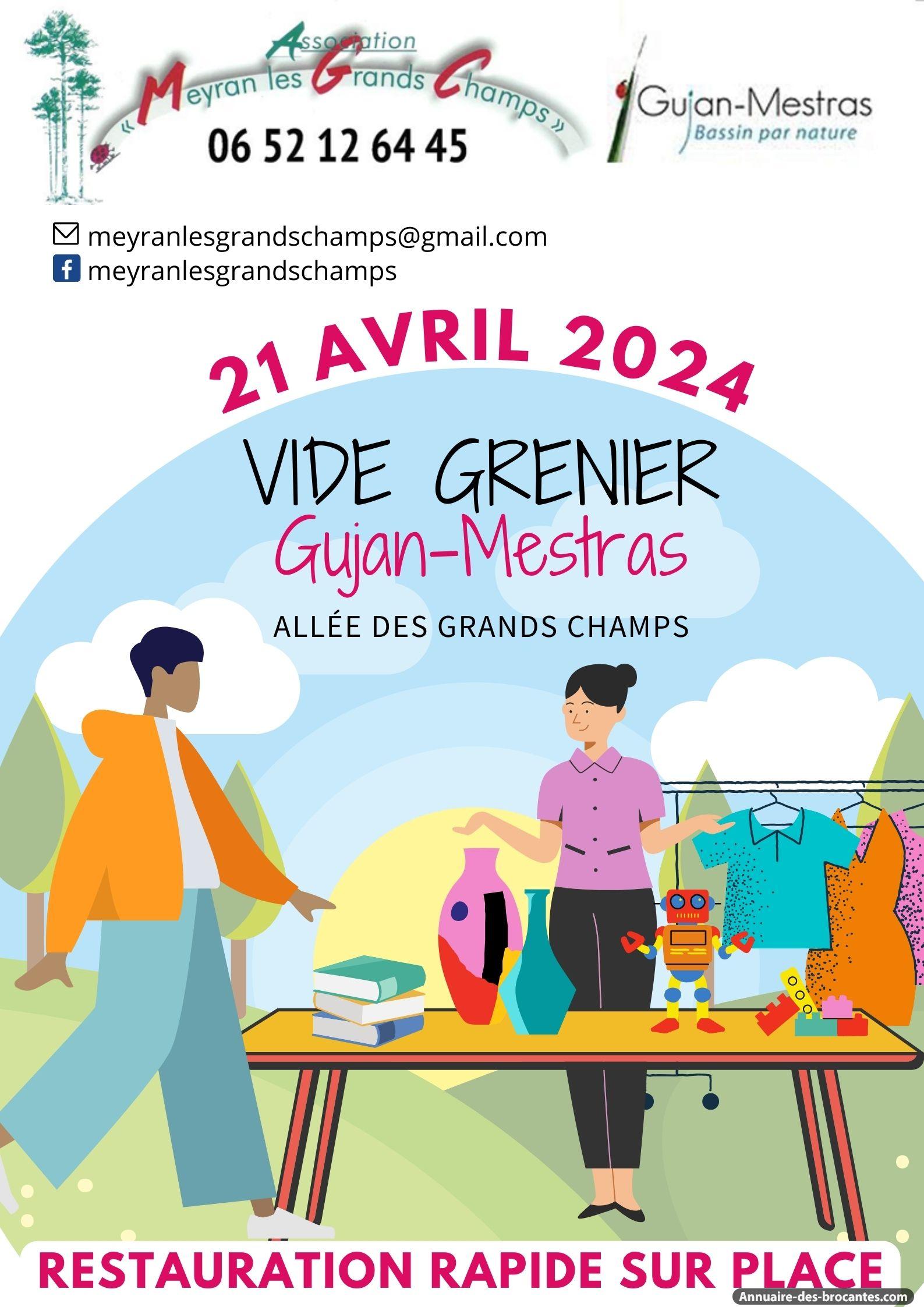 Affiche de Vide-greniers à Gujan-Mestras
