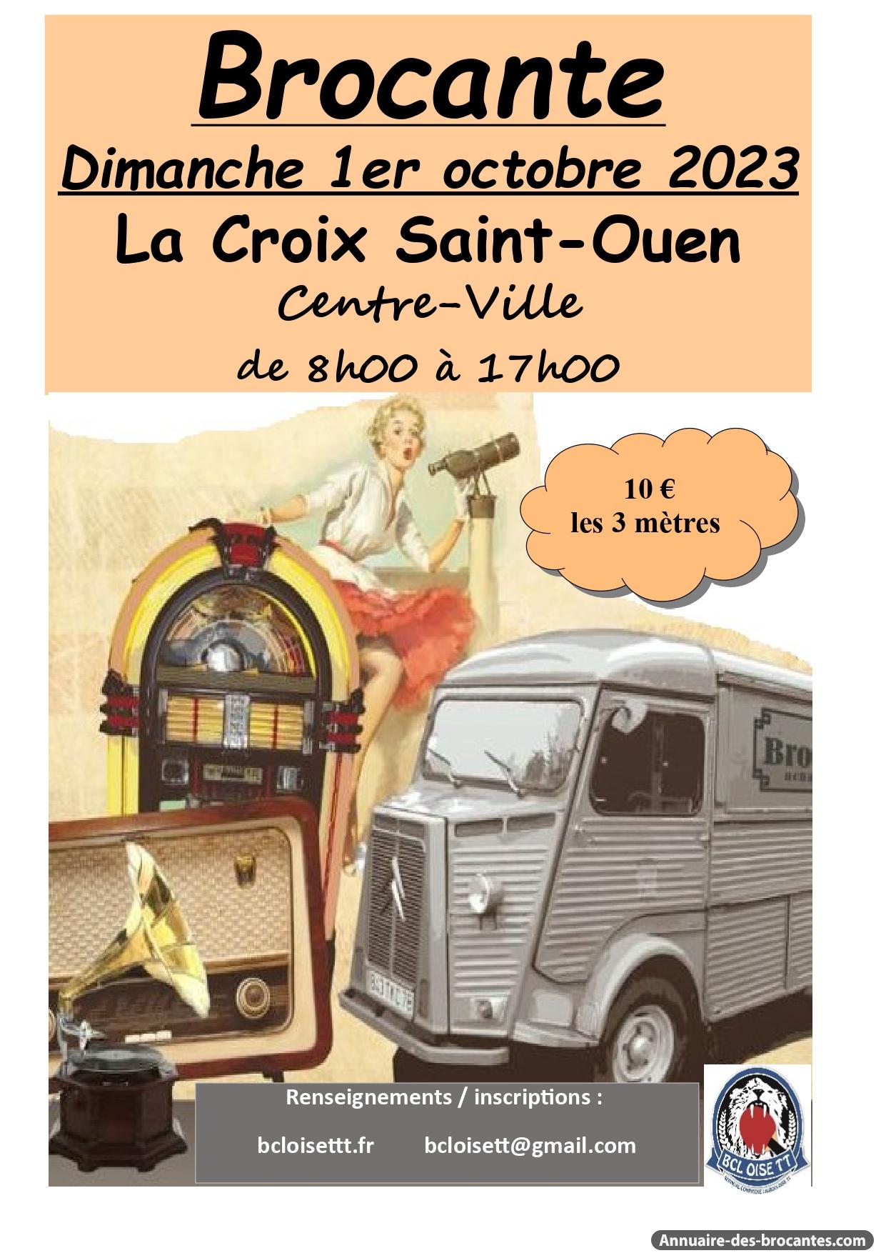 Affiche de Vide-greniers à Lacroix-Saint-Ouen