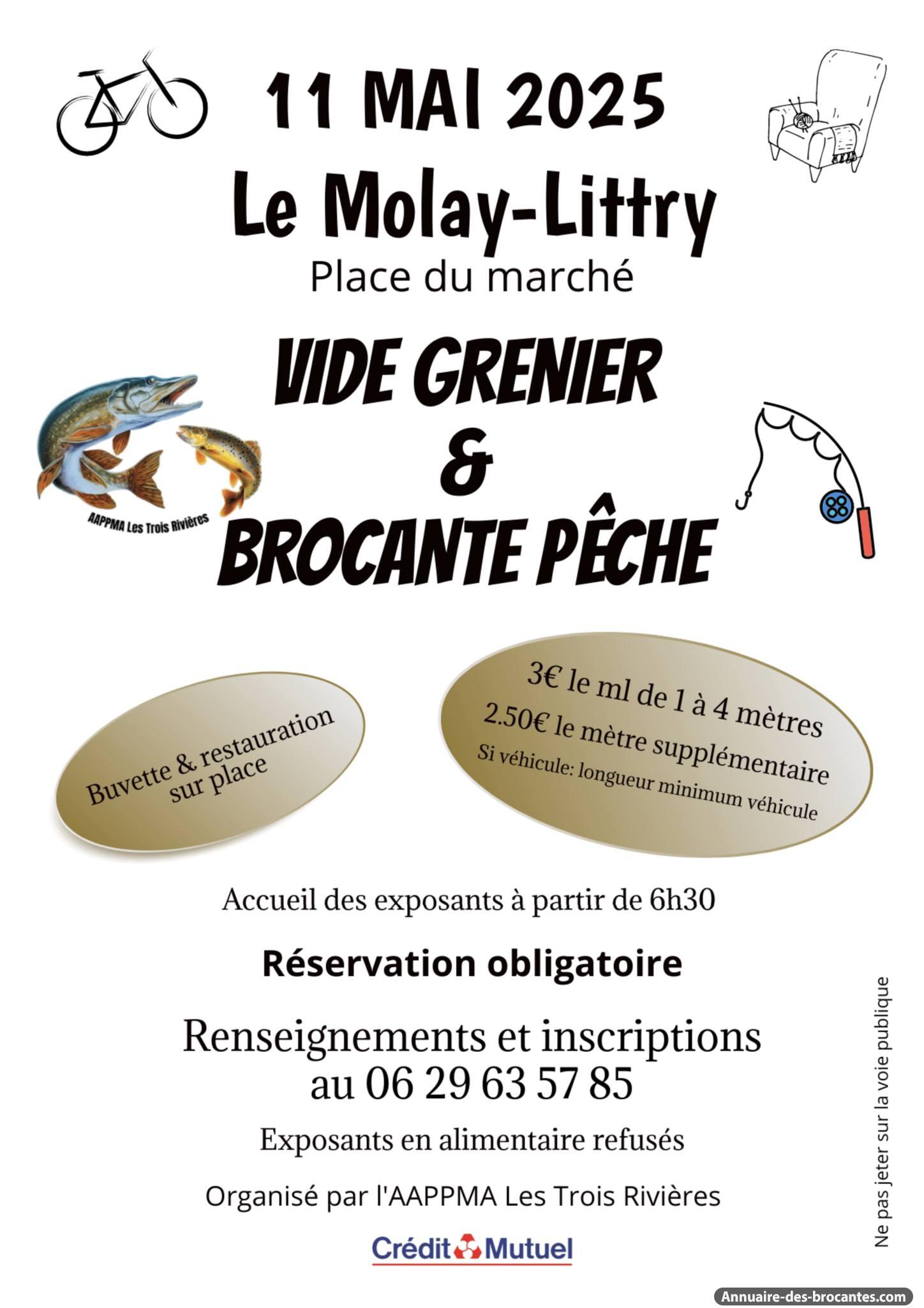 Affiche de Vide-greniers à Le Molay-Littry