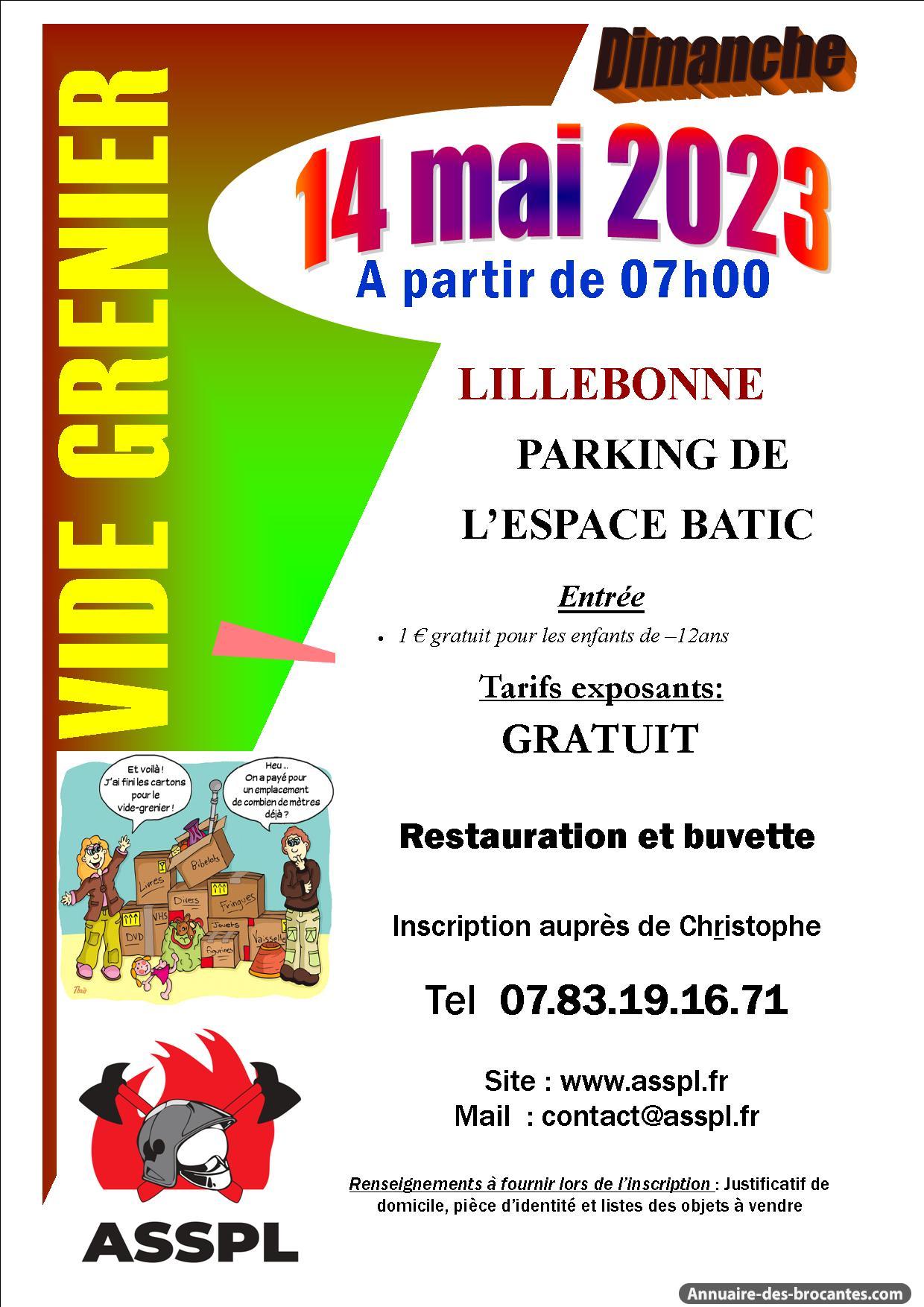 Affiche de Vide-greniers à Lillebonne