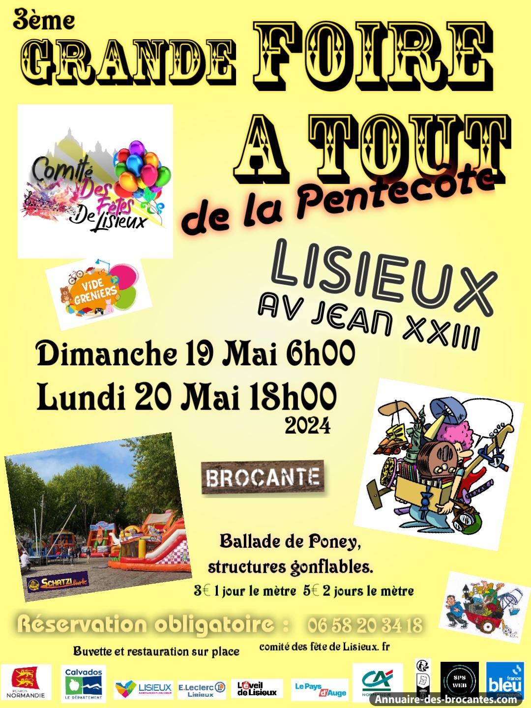 Affiche de Vide-greniers à Lisieux