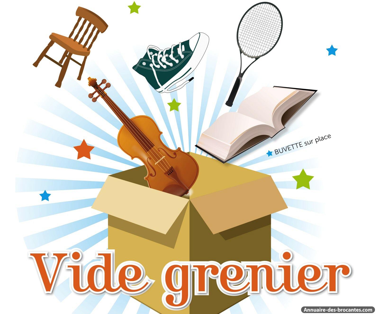 Affiche de Vide-greniers à Longeville-sur-Mer