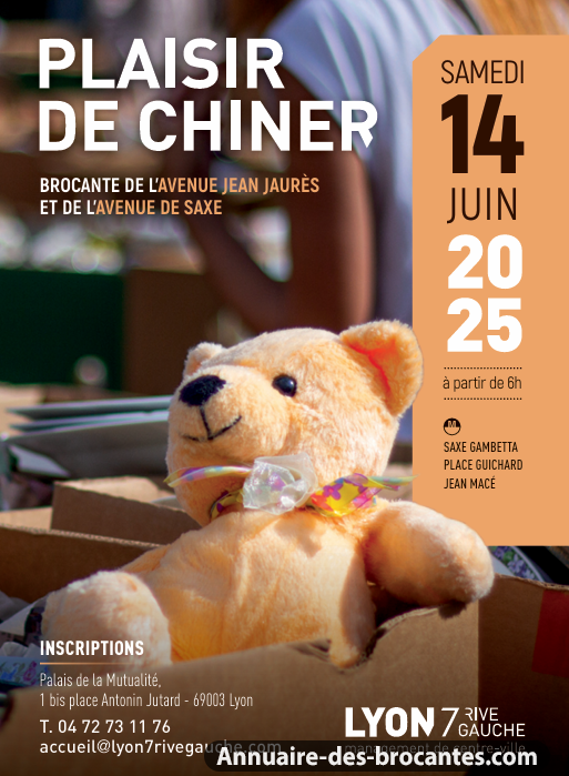 Affiche de Vide-greniers à Lyon