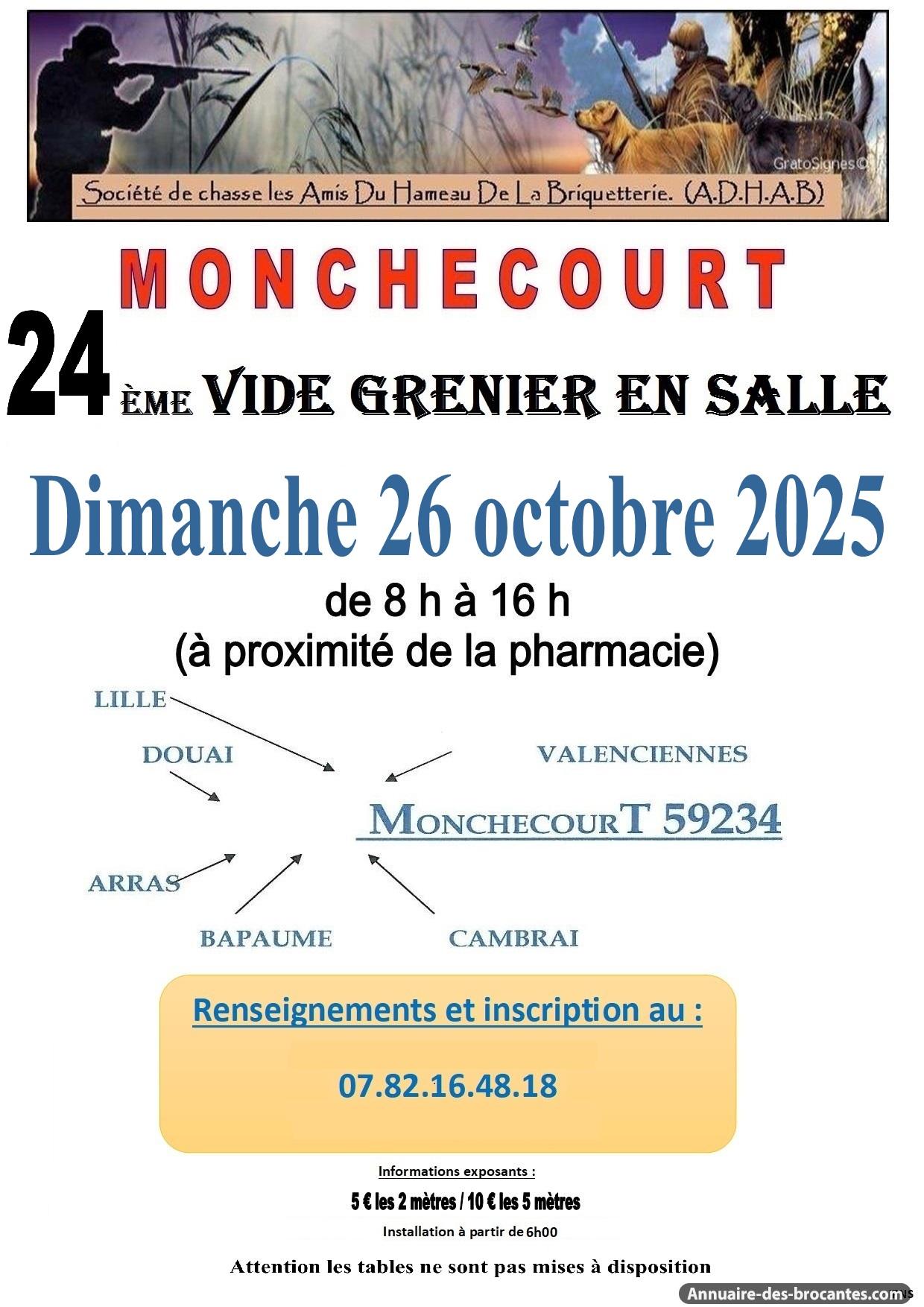 Affiche de Vide-greniers à Monchecourt