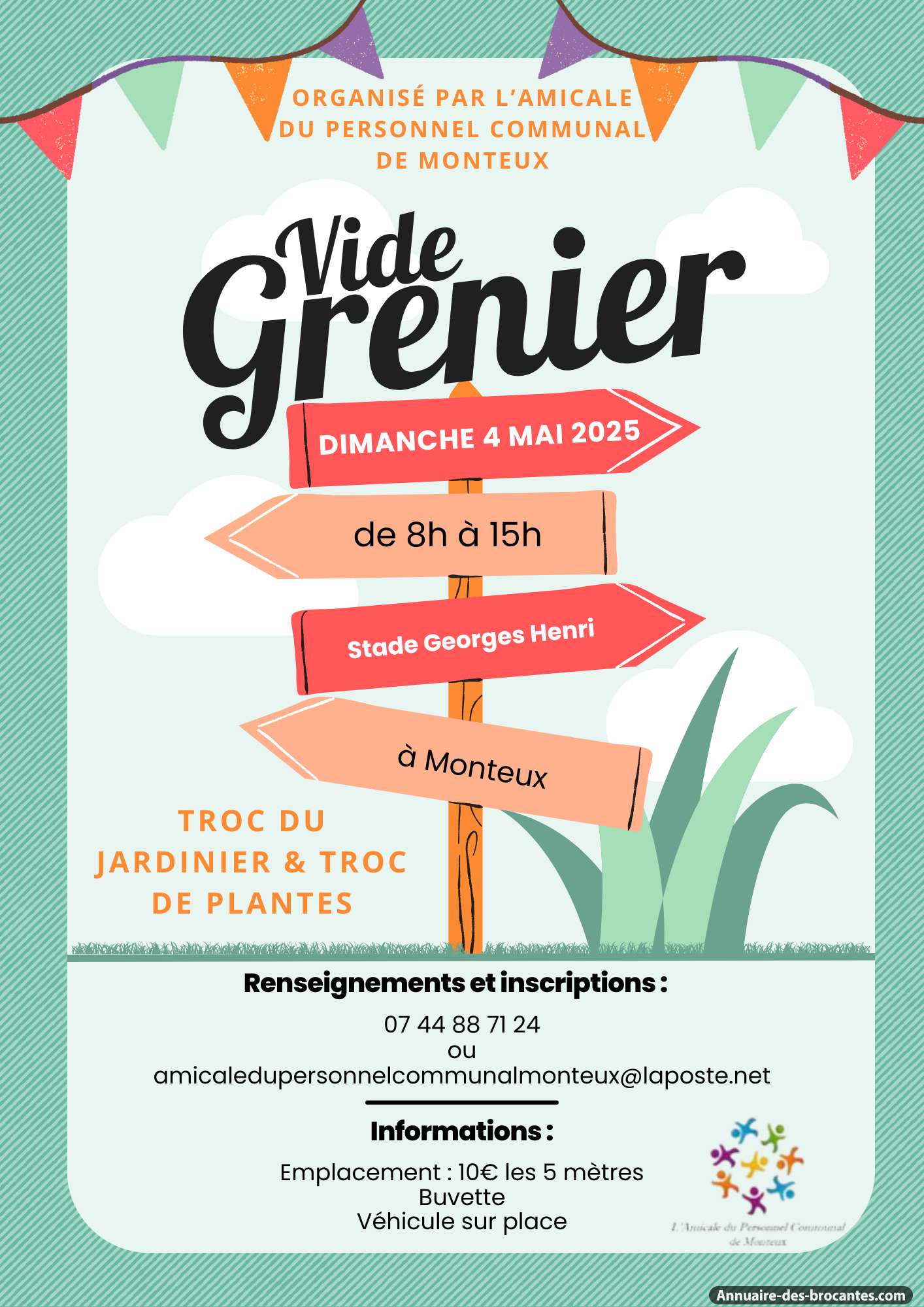 Affiche de Vide-greniers à Monteux