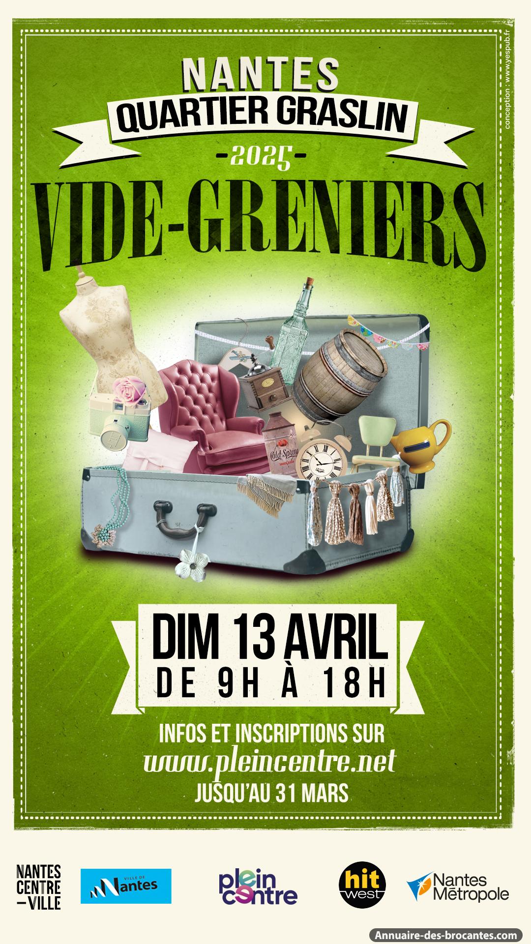 Affiche de Vide-greniers à Nantes