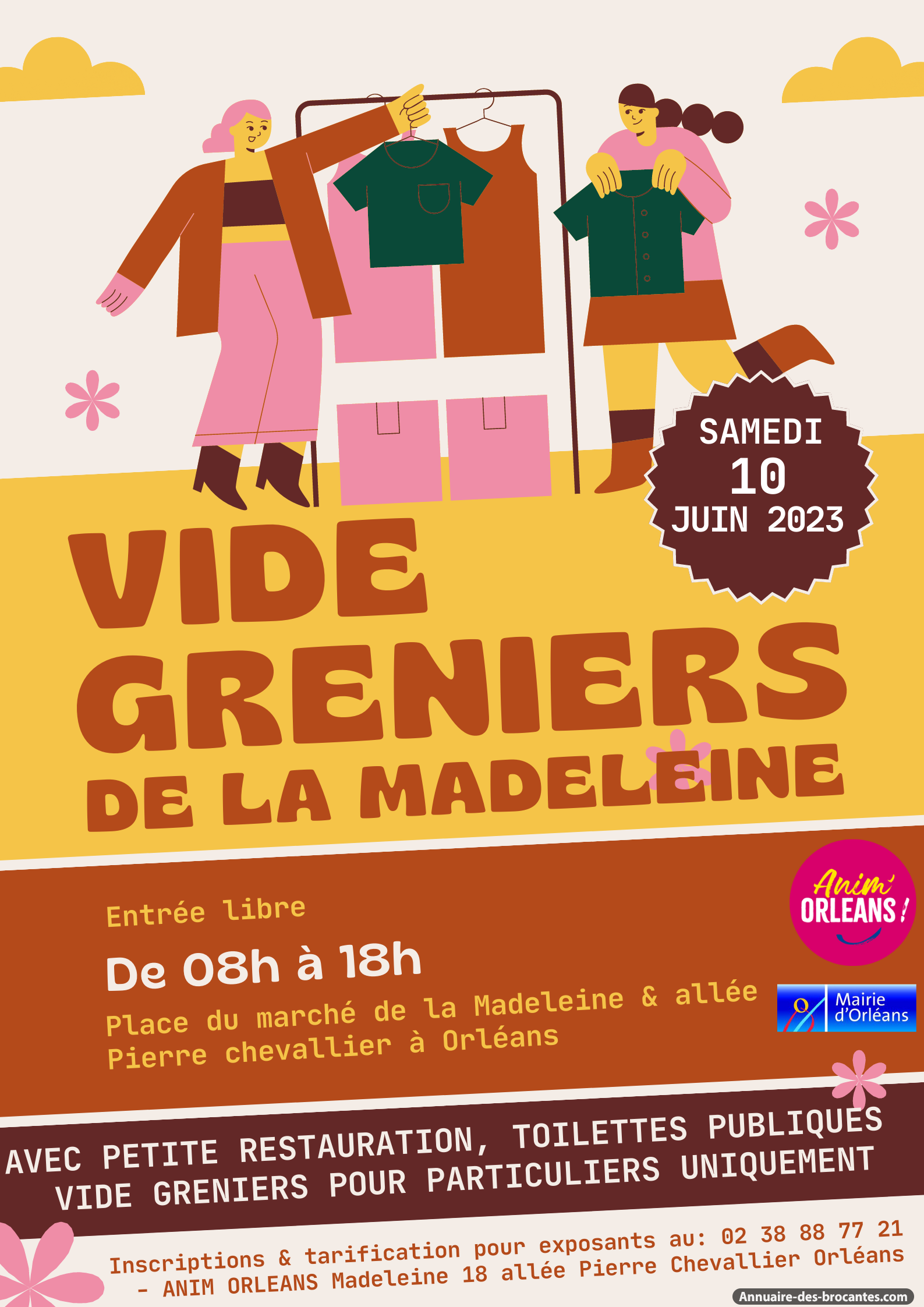 Affiche de Vide-greniers à Orléans