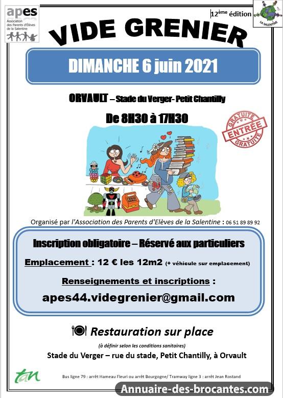Affiche de Vide-greniers à Orvault