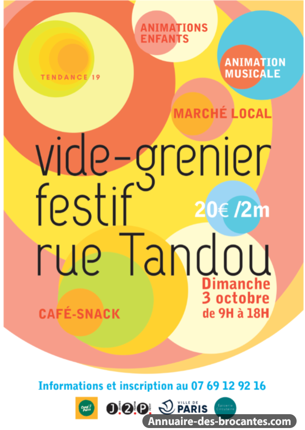 Affiche de Vide-greniers à Paris