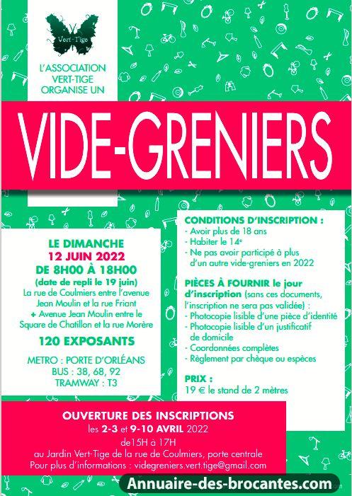 Affiche de Vide-greniers à Paris