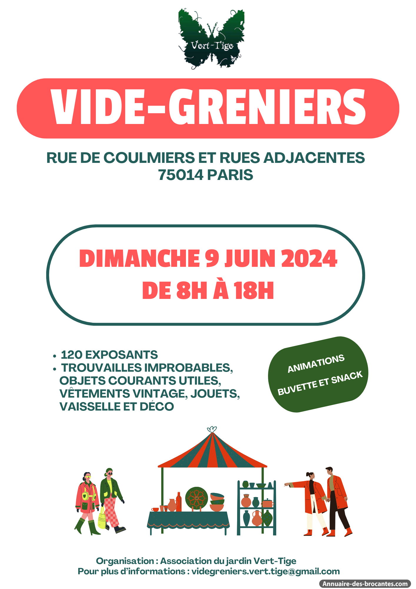 Affiche de Vide-greniers à Paris